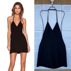 SOLACE London Michelle Mini Dress in Black size 2
